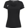 Tee-shirt Babolat Play Cap Sleeve Femme coupe classique – Noir