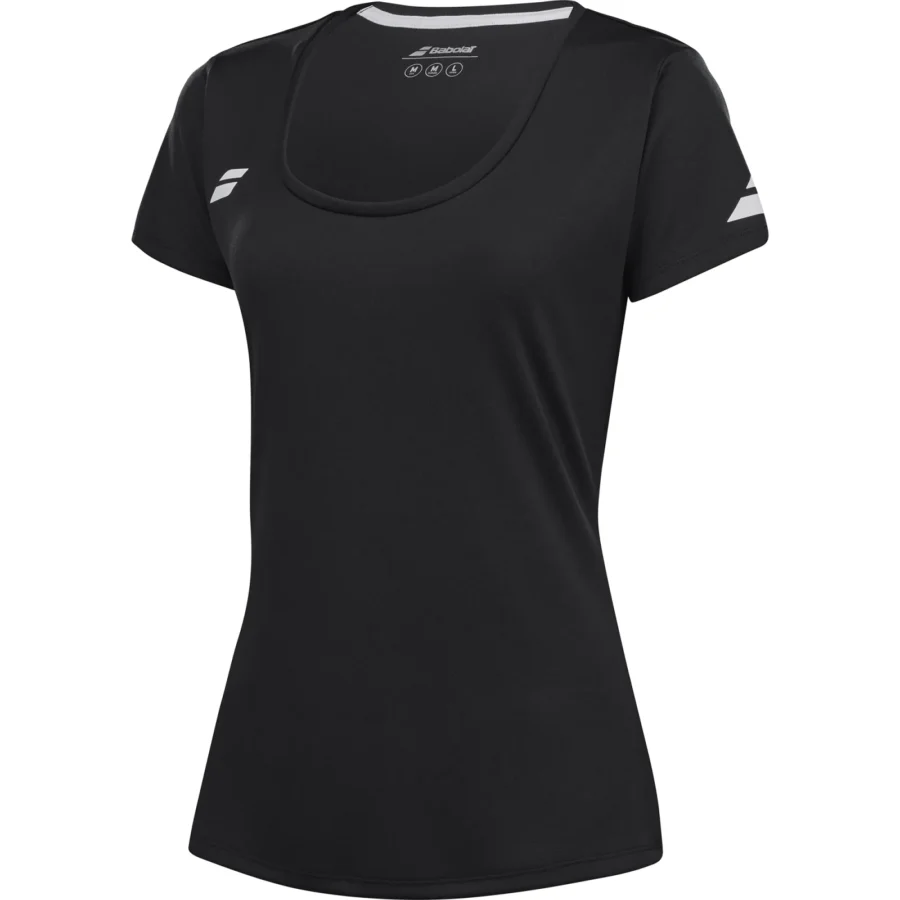 Tee-shirt Babolat Play Cap Sleeve Femme – Noir