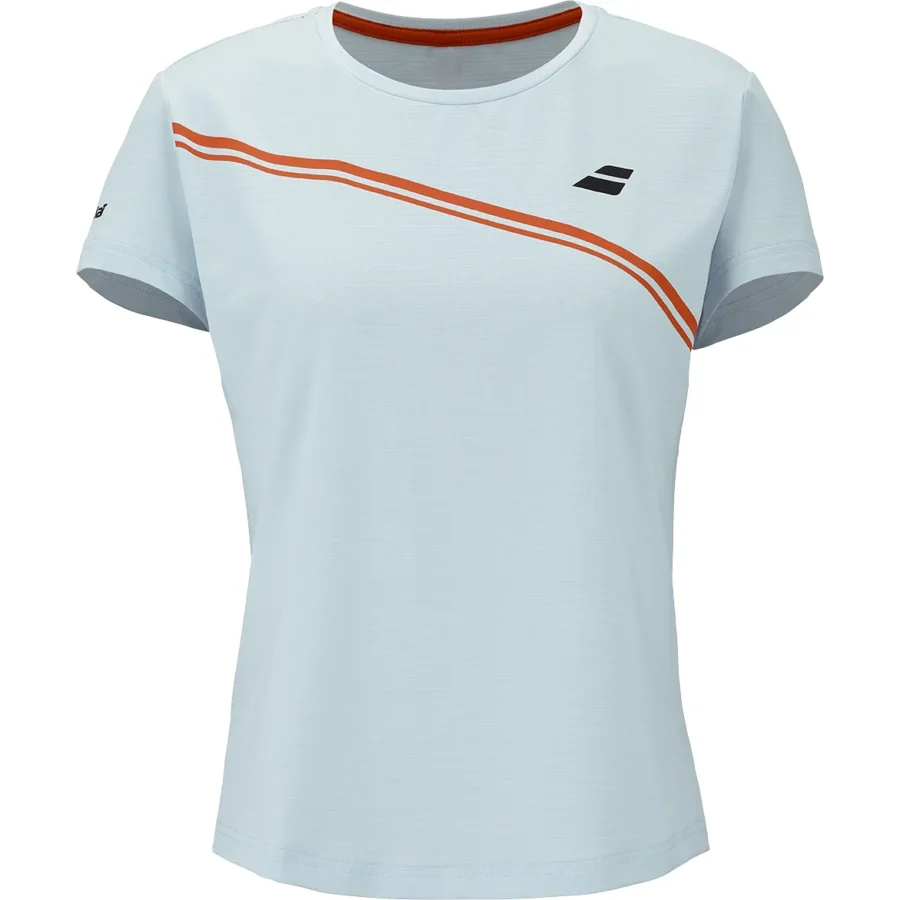 Tee-shirt Babolat Play Cap Sleeve Top Fille Bleu ciel