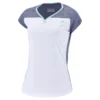 Tee-shirt Babolat Play Cap Sleeve Top Fille Blanc Gris