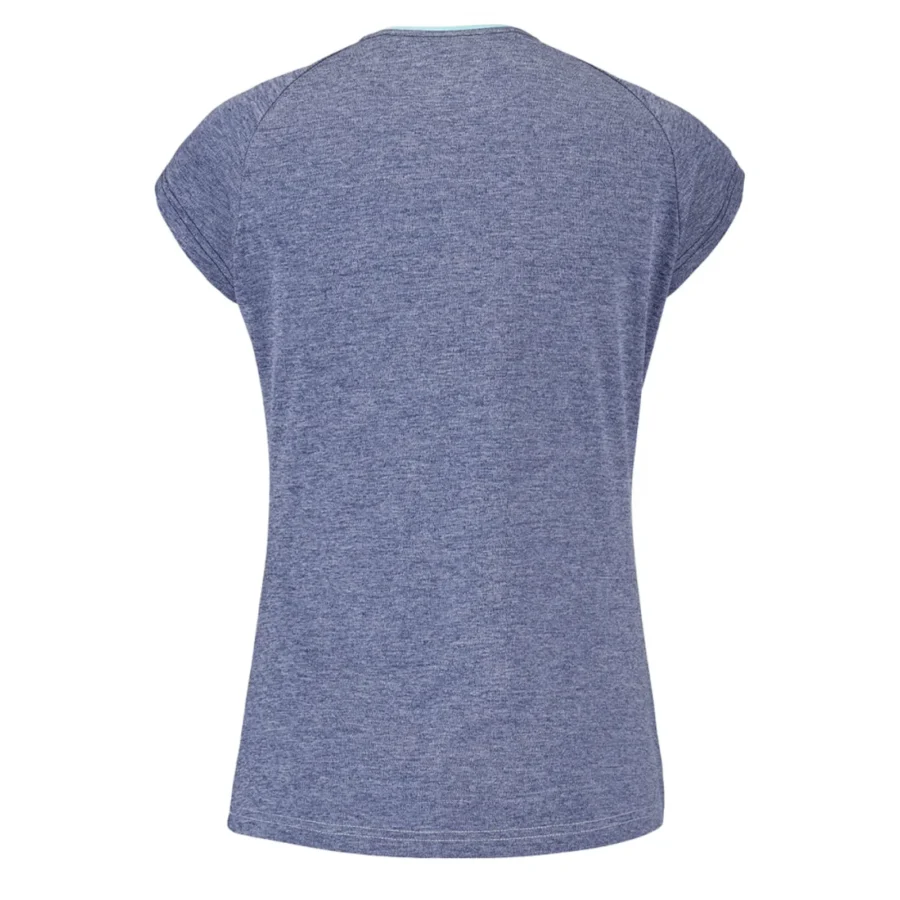 Tee-shirt Babolat Play Cap Sleeve Top Fille Blanc Gris