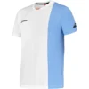 Tee-shirt Babolat Play Crew Neck Garçon Blanc et bleu