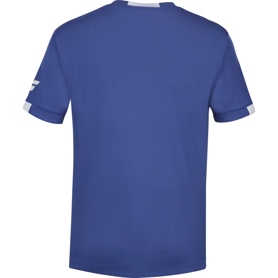 Tee-shirt Babolat Play Crew Neck Garçon – Bleu foncé