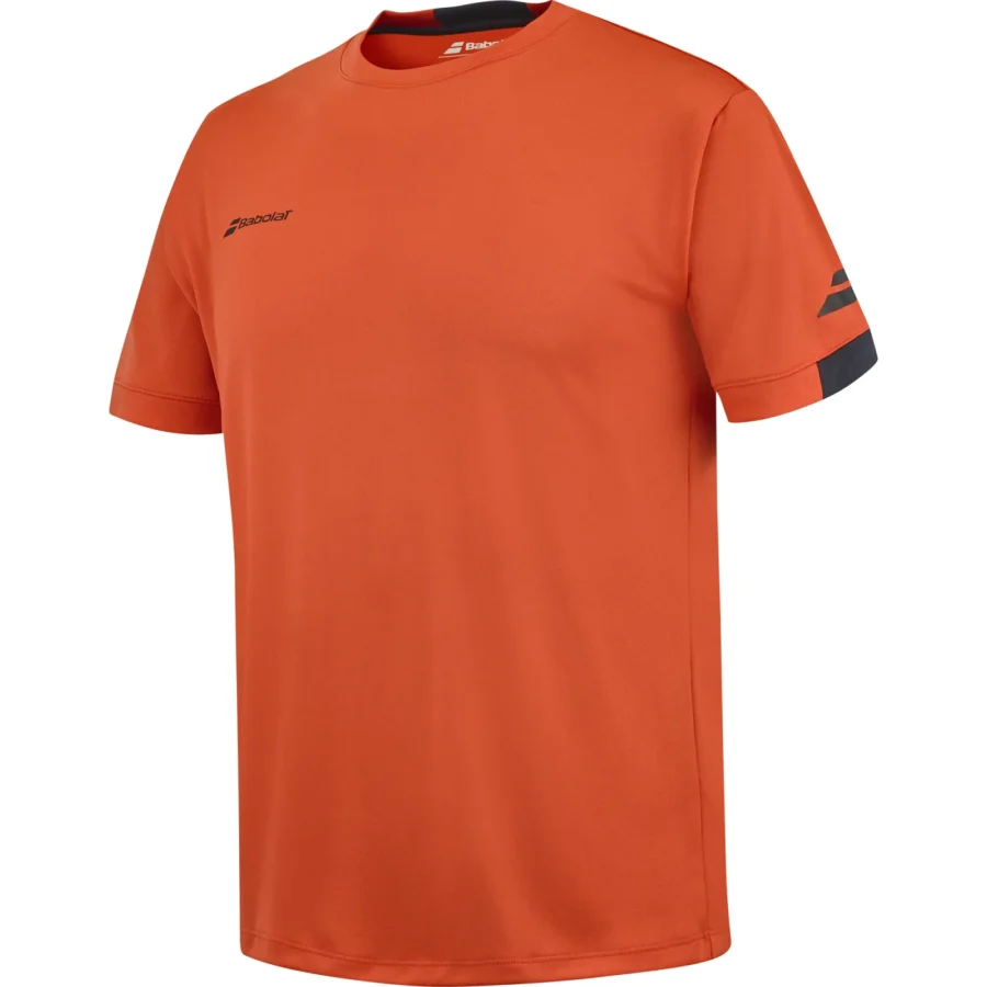 Tee-shirt Babolat Play Crew Neck Garçon – Rouge