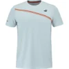 Tee-shirt Babolat Play Crew Neck Homme Bleu ciel