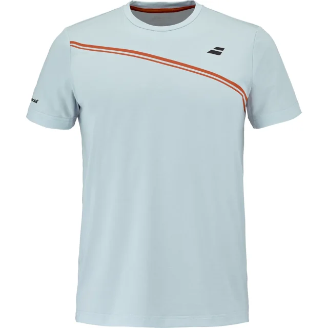 Tee-shirt Babolat Play Crew Neck Tee Homme Bleu ciel