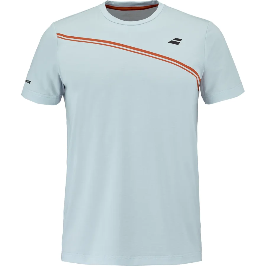 Tee-shirt Babolat Play Crew Neck Tee Homme Bleu ciel