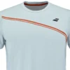 Tee-shirt Babolat Play Crew Neck Homme Bleu ciel