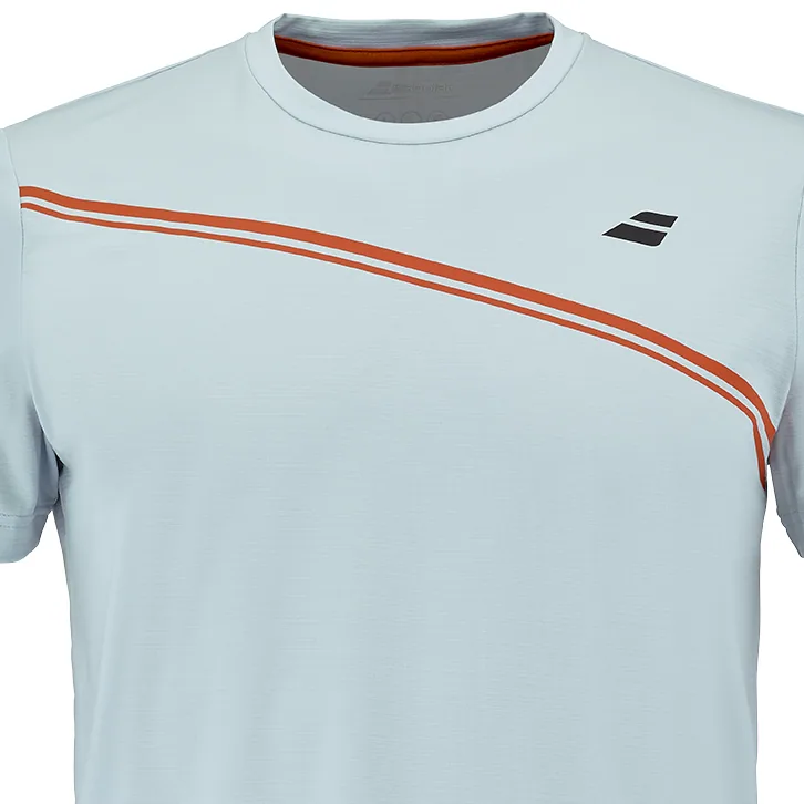 Tee-shirt Babolat Play Crew Neck Homme Bleu ciel