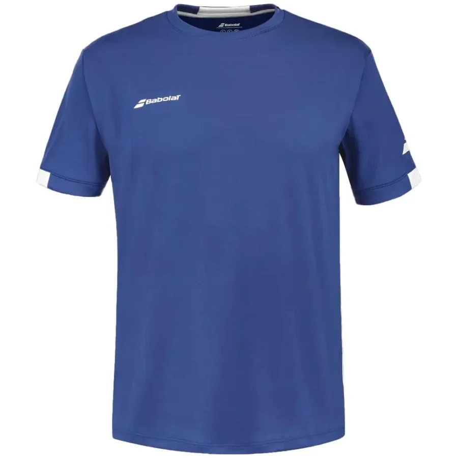Tee-shirt Babolat Play Crew Neck Junior – Bleu foncé