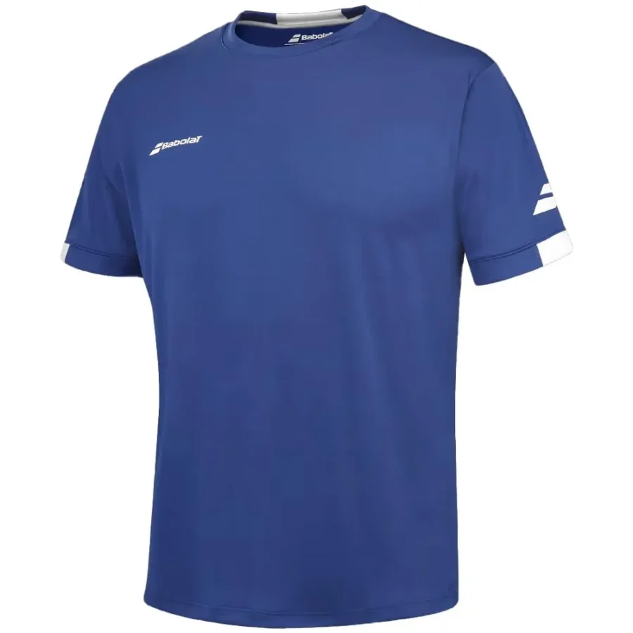 Tee-shirt Babolat Play Crew Neck Junior – Bleu foncé