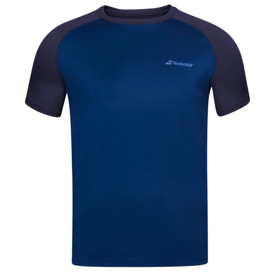 Tee-shirt Babolat Play Crew Neck Tee Homme – Bleu foncé