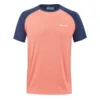 Tee-shirt Babolat Play Crew Neck Tee Homme Orange et bleu foncé