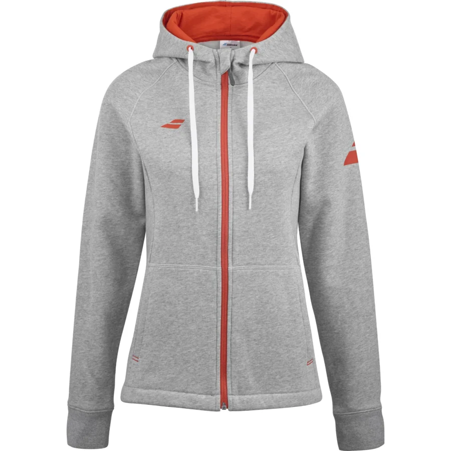 Veste à capuche Babolat Exercise Femme – Gris