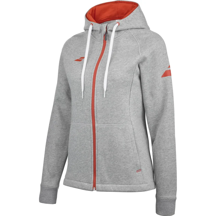 Veste à capuche Babolat Exercise Femme – Gris