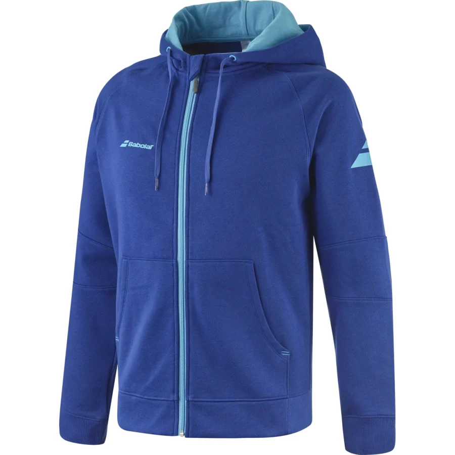 Veste à capuche Babolat Exercise Homme Bleu