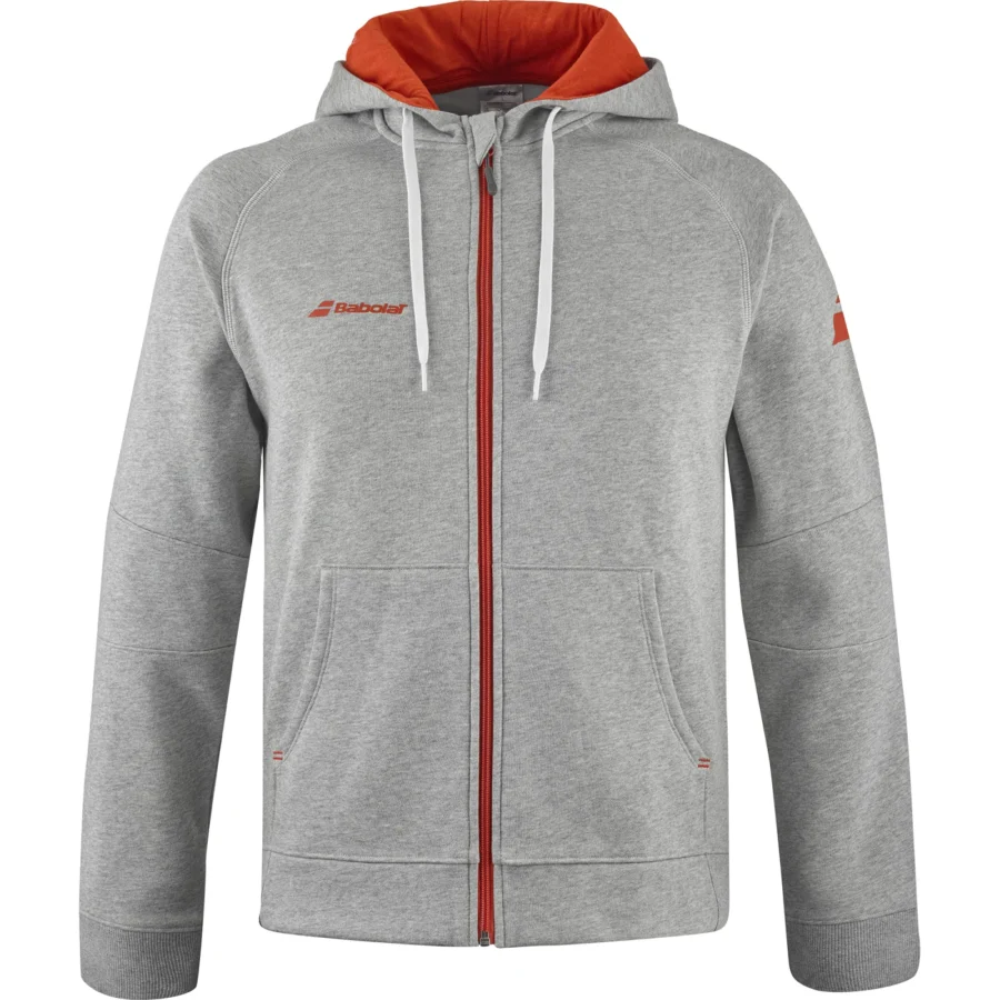 Veste à capuche Babolat Exercise Hood Jacket Homme Gris