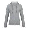 Veste à capuche Babolat Exercise Hood Jacket Femme – Gris chiné