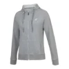 Veste à capuche Babolat Exercise Hood Jacket Femme – Gris chiné