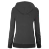 Veste à capuche Babolat Exercise Hood Jacket Femme – Noir chiné