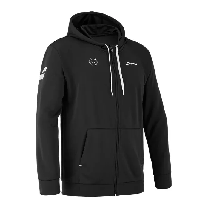Veste à capuche Babolat Hood Jacket Juan Lebrón Homme Noir